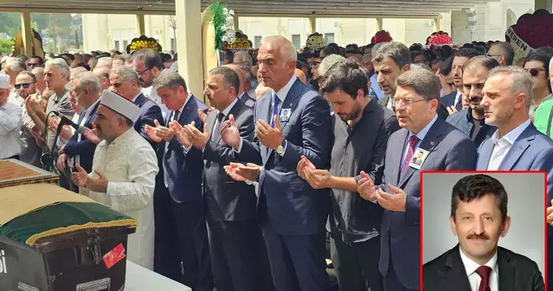 Bakanlar Ersoy ve Tunç, eski İl Başkanı Tosun un cenazesine katıldı