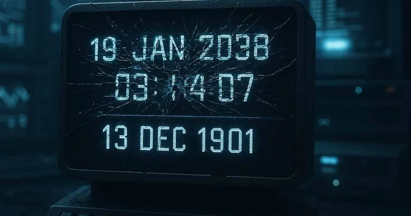 Takvimler 19 Ocak 2038 i gösterdiğinde, zaman 1901 e geri akacak! Sözcü Gazetesi