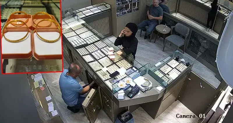 Sarrafın dikkatiyle dolandırılmaktan kurtuldu