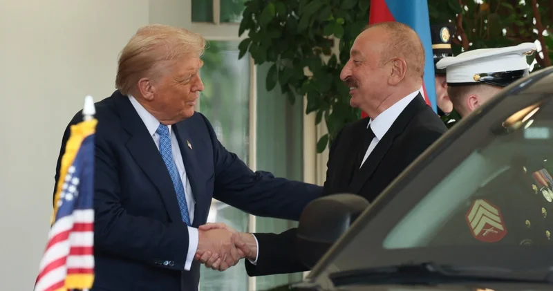 ABD Başkanı Trump’tan Aliyev’e samimi karşılama: “Barış konusunda eminim”