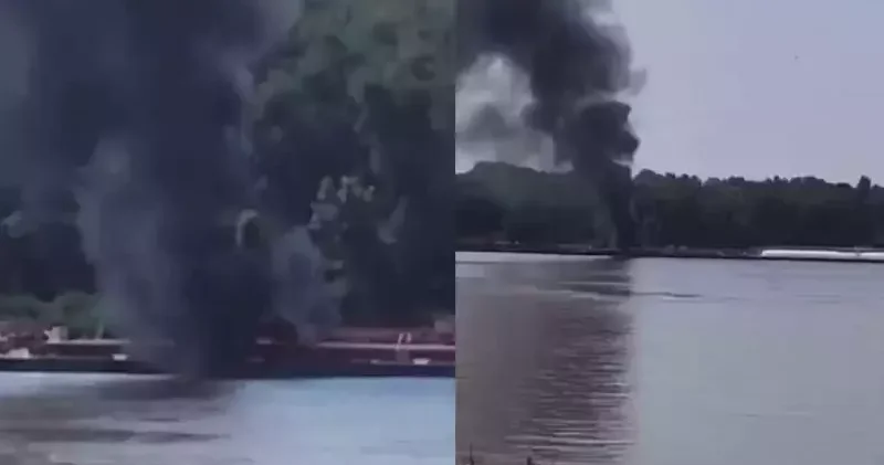 ABD de helikopter nehirdeki mavnanın üzerine düştü: 2 ölü