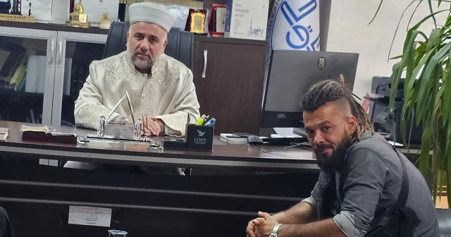 Kudüs için yola çıkmıştı: Portekizli Flavio bisikletiyle geldiği Şırnak ta Müslüman oldu Şırnak Haberleri