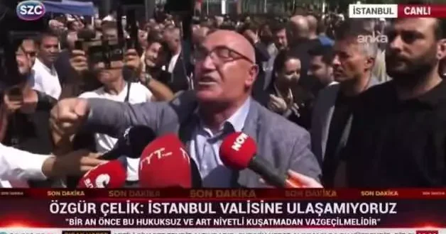 CHP’li Mahmut Tanal dan polislere tehdit!