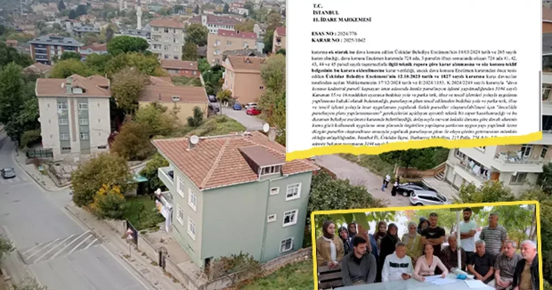 Üsküdar’da kentsel dönüşüm 20 aydır durdu, 25 aile evsiz kaldı! Erdoğan ın sözü gündemde