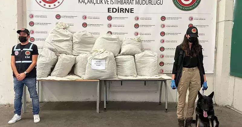 Kapıkule de tankerde 114 kilo uyuşturucu ele geçirildi
