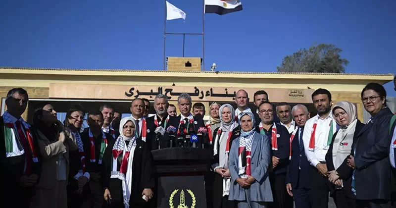 Cumhur İttifakı heyeti, Filistinliler için Refah Sınır Kapısı nda