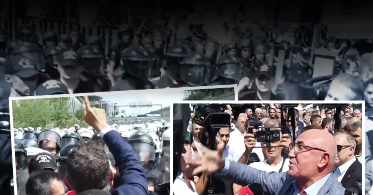 SON DAKİKA: CHP İstanbul İl Binası önünde gerginlik... Gürsel Tekin e saldırı girişimi