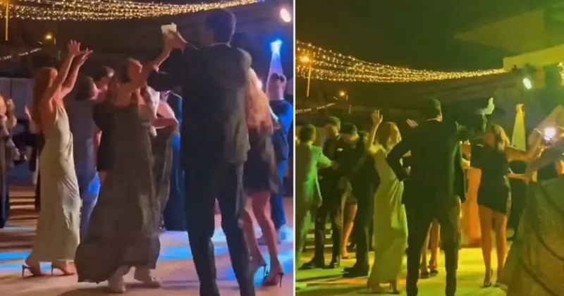 Sinem Kobal ve Kenan İmirzalıoğlu ndan düğünde Erik Dalı performansı