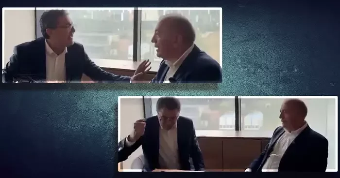 Gürsel Tekin le oturan Ensar Aytekin elini masaya vurdu: Buraya 5 bin polisle gelinir mi?