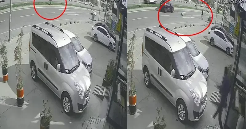 Arnavutköy de karşıdan karşıya geçmek isteyen engelli vatandaşa motosiklet çarptı