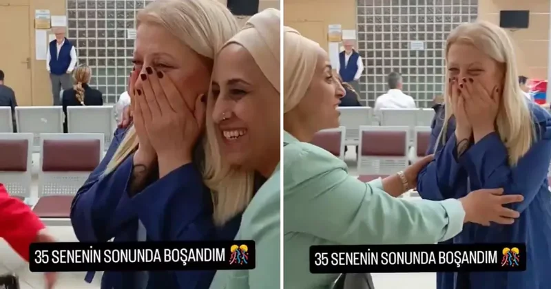 Zorla evlendirildiği adamdan 35 yıl sonra boşanan kadının mutluluğu