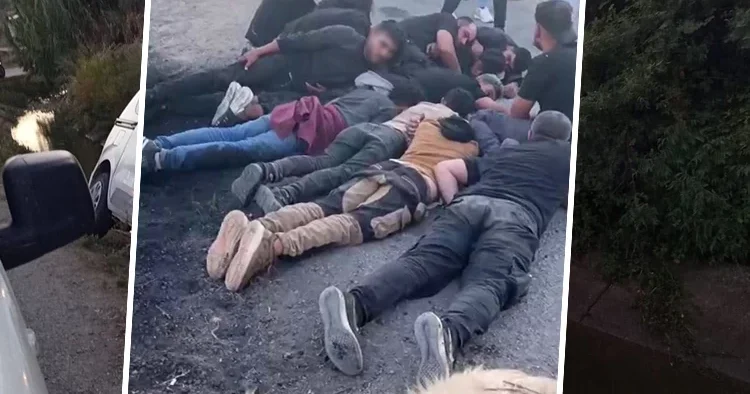 Koyun sürüsü oyunu bozdu: Böyle yakalandılar