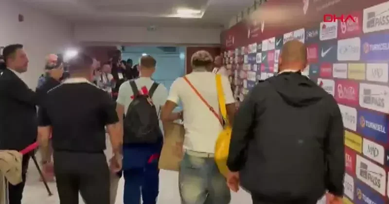 Türkiye İspanya maçının ardından oyuncular stadyumdan ayrıldı