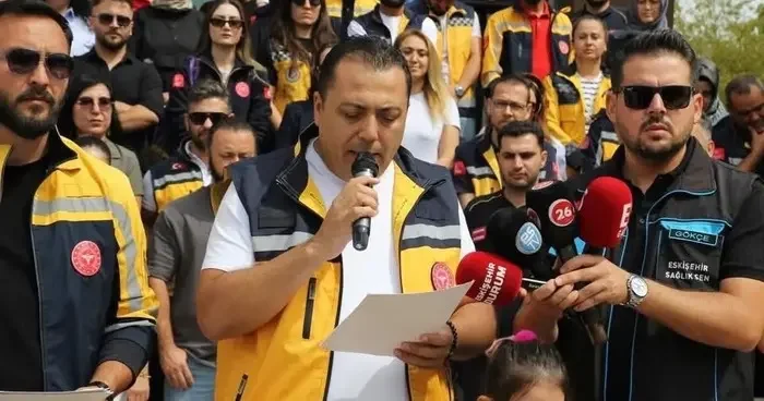 Sağlık ekibine yönelik saldırıya tepki