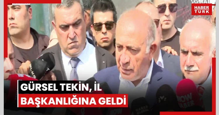 Gürsel Tekin, il başkanlığına geldi