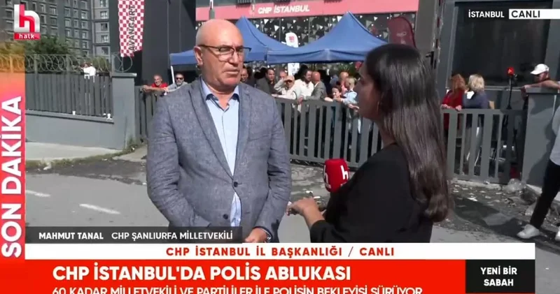 CHP İstanbul İl binasında gıda ablukası
