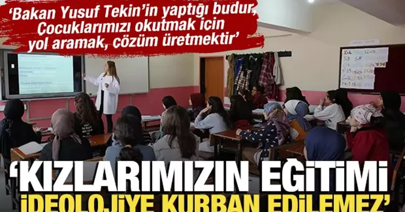 Muhammed Sarı: Kızlarımızın eğitimi ideolojiye kurban edilemez