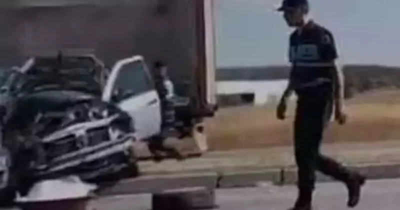 Manisa da katliam gibi kaza: 1 ölü, 3 yaralı