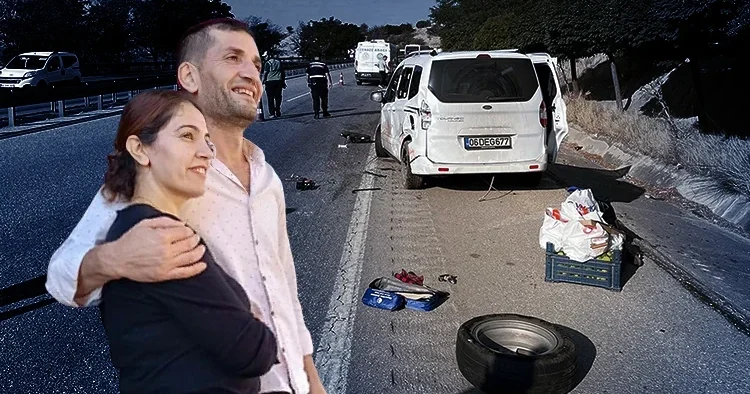 Manisa da lastik faciası: Karı koca öldü; çocukları yaralandı