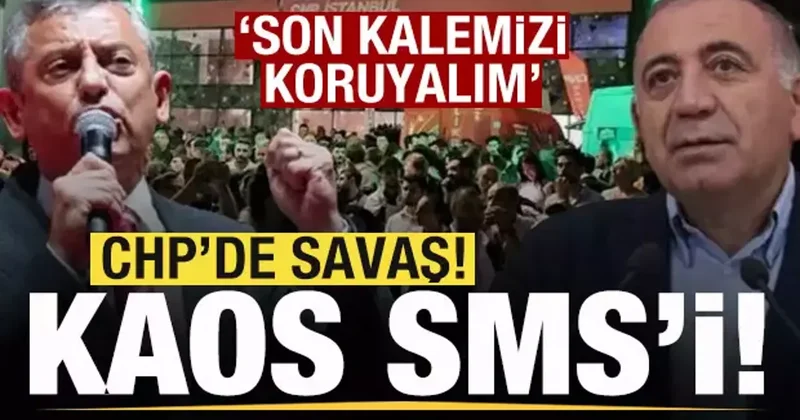 CHP de savaş! SMS ile kaos çağrısı: Son kalemizi koruyalım