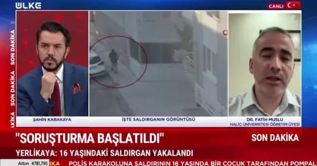 İzmir de polis karakoluna düzenlenen saldırı anı kamerada!