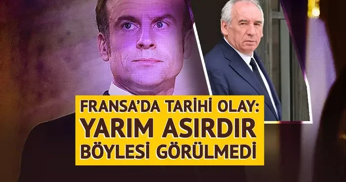 Son dakika Fransa yarım asırdır böylesini görmedi! Başbakan Bayrou güvenoyu alamadı, hükümet düştü: Macron un önünde istifa seçeneği de var