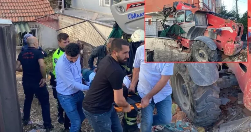 Bilanço çok ağır! Kontrolden çıkan iş makinesi dehşet saçtı