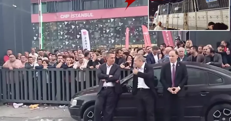 CHP İstanbul İl Binası önünde tansiyon yüksek! Yeni bariyerler getirildi