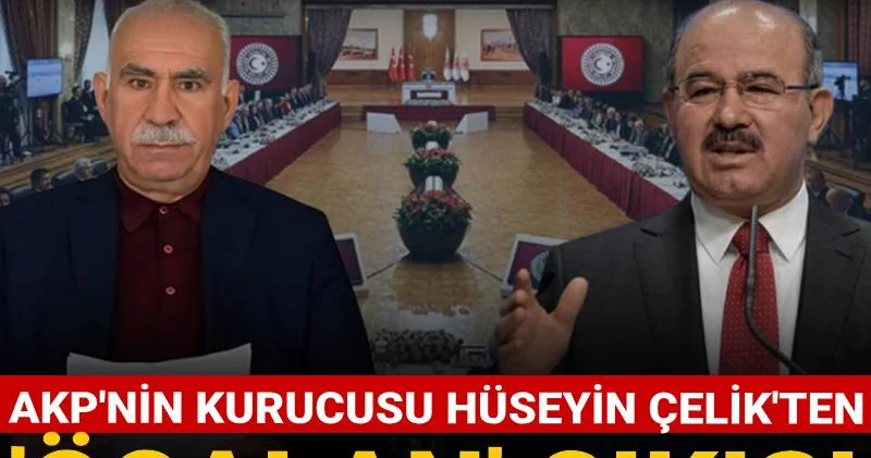 AKP nin kurucusu Hüseyin Çelik ten Öcalan çıkışı: Komisyonun görüşmesini anormal bulmuyorum