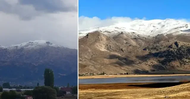 Muğla da mevsimin ilk karı yağdı Muğla Haberleri