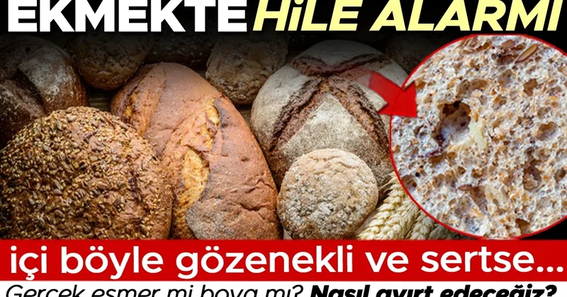 Gerçek esmer mi boyalı mı? Gıda sahtekârları ekmeğimize de göz dikti! Karaciğere ekstra yük bindiriyor