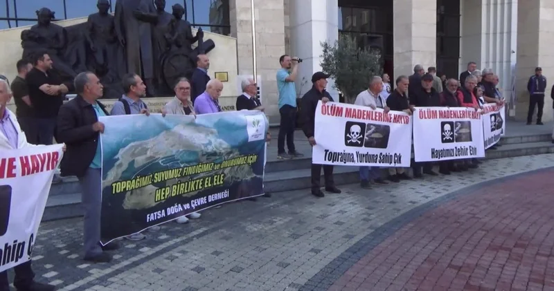 Giresun’da maden tepkisi: Verilen tüm izinler iptal edilsin