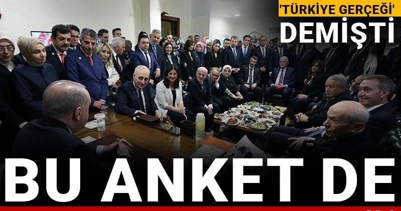 Erdoğan CHP siz o kare için Türkiye gerçeği demişti: Bu anket de vatandaşın gerçeği
