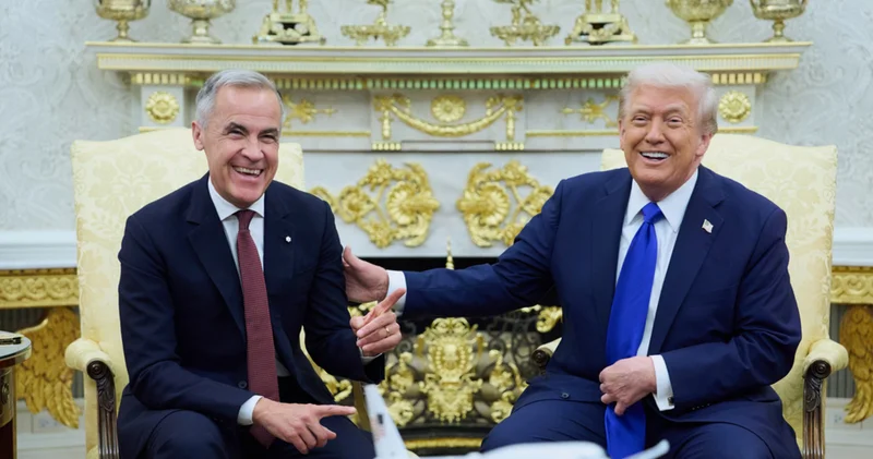 ABD Başkanı Trump tan Kanada Başbakanı Carney e Kanada 51. eyalet olsun şakası Dış Haberler