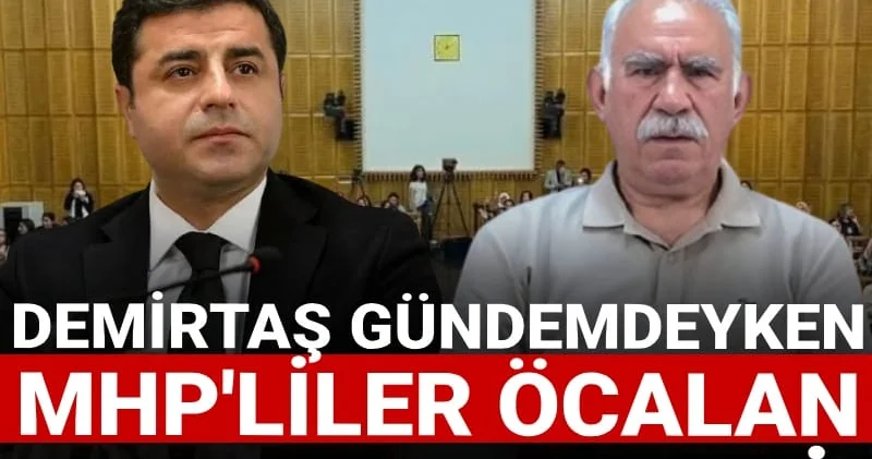 Demirtaş gündemdeyken MHP liler Öcalan kararını verdi!