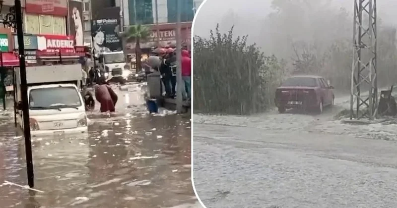 Zonguldak ı dolu vurdu, kent beyaza büründü Sözcü Gazetesi