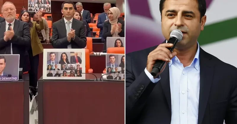 DEM Partililer bakanlığın Demirtaş hamlesini protesto etti