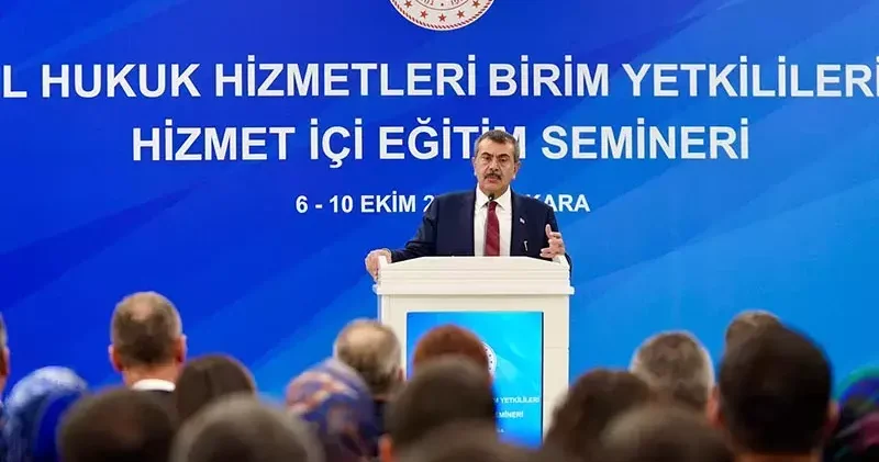 Bakan Tekin: Sendikal özgürlükler, eğitim öğretim hakkını engelliyorsa, özgürlük değildir