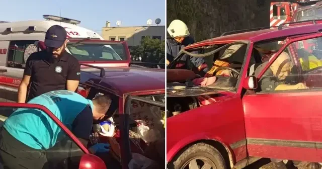 Giresun da otomobil minibüse çarptı: Bir kişi öldü bir kişi yaralandı Giresun Haberleri