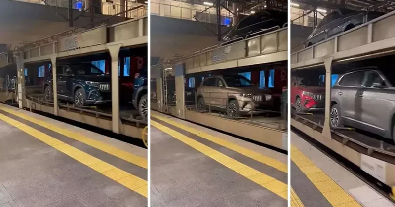 TOGG, Avrupa yolunda! İlk sevkiyat böyle görüntülendi