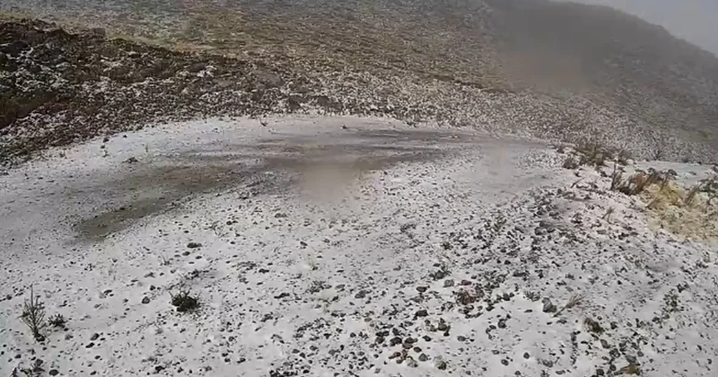 Denizli’ye yılın ilk karı!