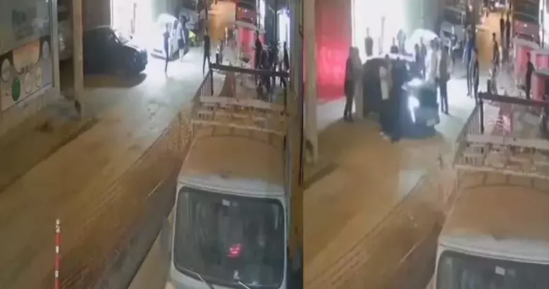 Adana da, alacak kavgası kamerada