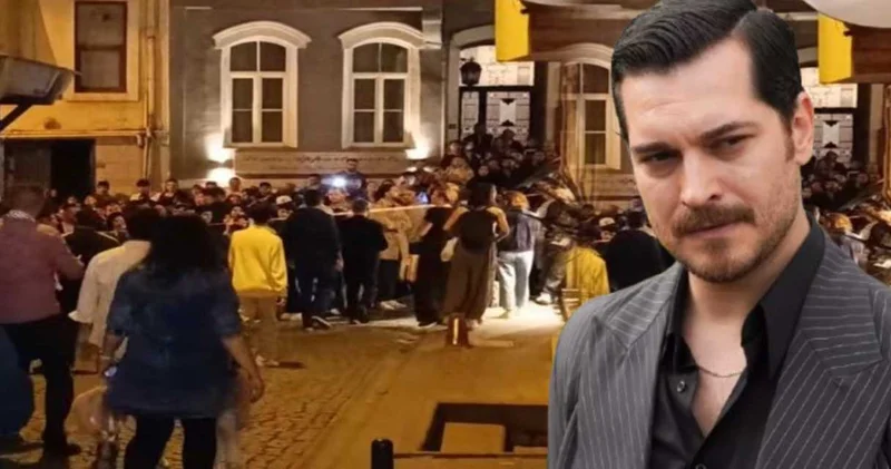 Sette izdiham! Çağatay Ulusoy zor anlar yaşadı