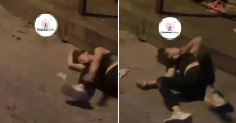 Uyuşturucu etkisindeki genç kızın hareketleri korkuttu