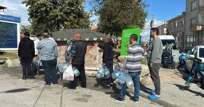 Su çilesi bu kez Edirne ye sıçradı! Çeşme önlerinde kuyruk oluştu