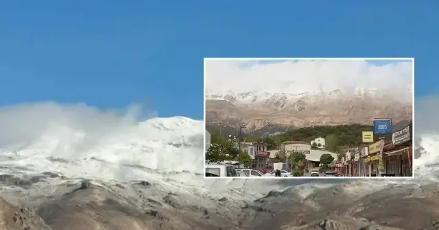 Yılın ilk karı düştü: Beklenmedik kar sürprizi iki kenti beyaza bürüdü Antalya Haberleri
