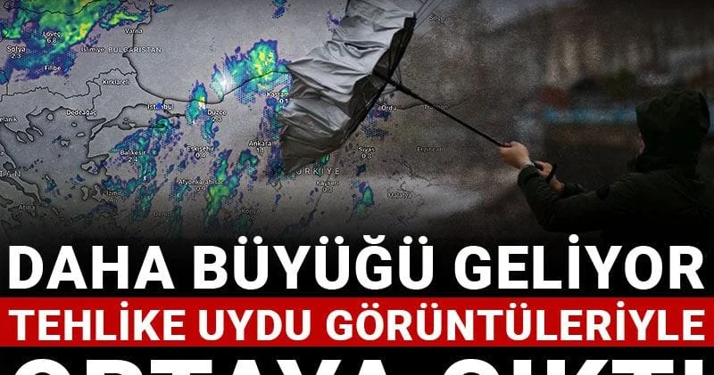 Fırtına sınıra dayandı! Daha büyüğü geliyor: Tehlike uydu görüntüleriyle ortaya çıktı