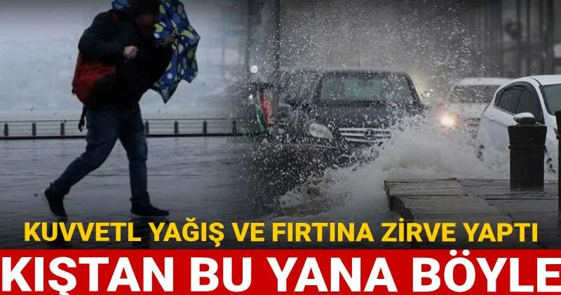 36 ilde alarm verildi! Kuvvetli yağış ve fırtına zirve yaptı: Kıştan bu yana böyle harita paylaşılmadı