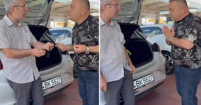 Aracı almaktan vazgeçen vatandaşın gerekçesi satıcıyı çıldırttı: Kaporan yandı