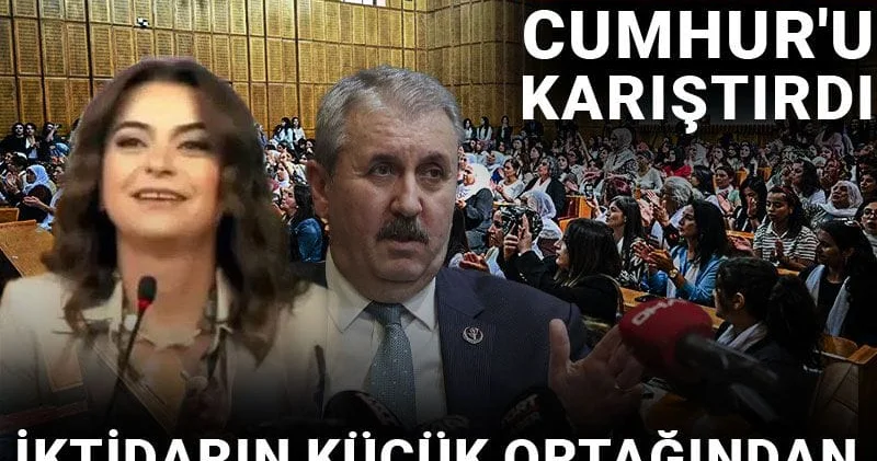 Meclis te atılan Apo sloganları Cumhur u karıştırdı: İktidarın küçük ortağından zehir zemberek açıklama